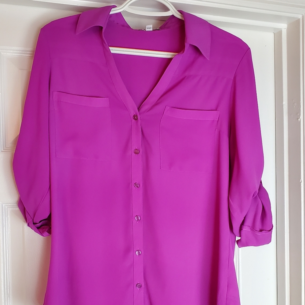Beight pink blouse